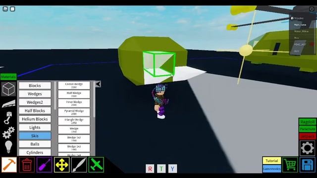 Как построить вертолёт в Roblox Plane crazy? Туториал. смотреть онлайн