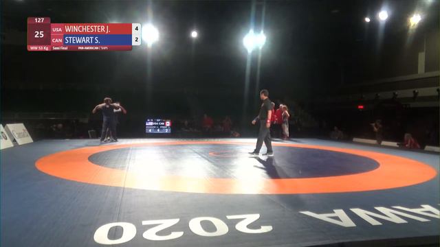 1/2 WW - 53 kg: Jacarra Winchester (USA) v. S. STEWART (CAN) смотреть онлайн