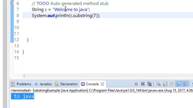 41 substring in java смотреть онлайн