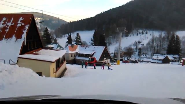 Subaru Forester jízda ze sjezdovky @ Velká Úpa, Subaru FORESTERide 2015 смотреть онлайн