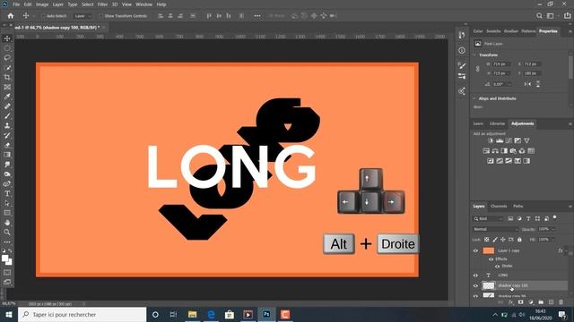 How To Cast Realistic Long Shadow In Photoshop смотреть онлайн