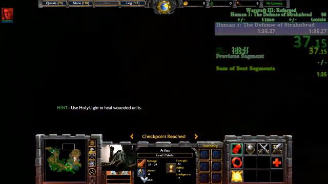 1:33 Warcraft III:Reforged (Patch 1.32.8) [NTSC-U] Human 1: The Defense of Strahnbrad (Normal) смотреть онлайн