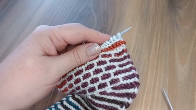 Вязаные тапочки "Полосатики"??? на 2х спицах? смотреть онлайн