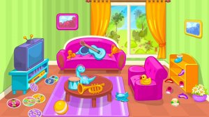 Уборка в доме - развивающая игра | мультик для детей