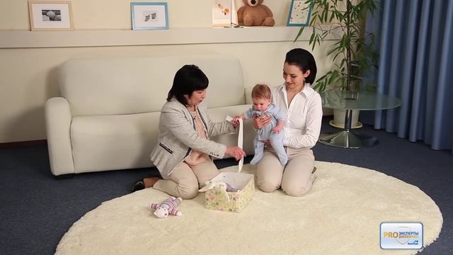 Интеллектуальное развитие ребенка 6-7 месяцев по методике "Маленький Леонардо". Урок 5 смотреть онлайн