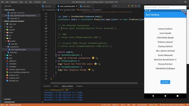Flutter - Обработка ошибок. Основные принципы. Часть 1/2 смотреть онлайн