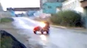 Дрифт на Урале с коляской