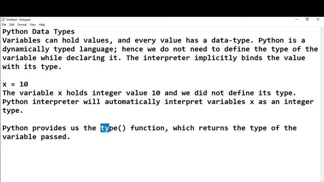 python 102 - Data Types смотреть онлайн