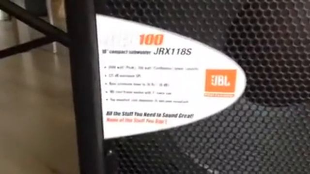 JBL JRX 100 subwoofer смотреть онлайн