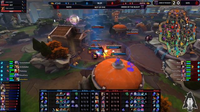 GSL UD Final - Order of The Blight vs Daves FT Dolson смотреть онлайн
