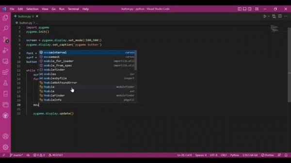 PyGame Tutorial For Beginners - How to make Buttons in PyGame