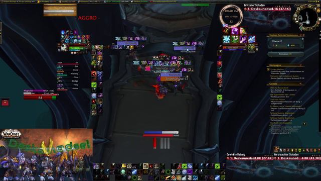 Shadowlands Blood DK 💯 Torghast Coldheart Interstitia 🔥"Layer 8 - Full"🎮 Tank PoV - WoW смотреть онлайн