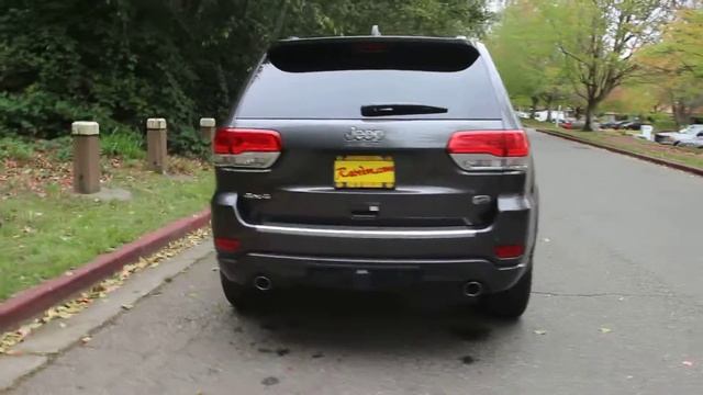 2015 Jeep Grand Cherokee Overland | Granite | FC6255650 | Kirkland | Bellevue | смотреть онлайн