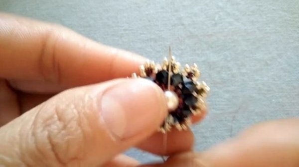 Ten minutes Earrings or Pendant | Quick and Easy to make beaded Earrings | Beaded Jewelry tutorial