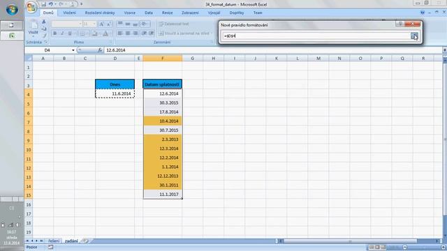 Praktické cvičení pro MS Excel - Podmíněné formátování смотреть онлайн