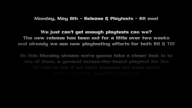 Monday Stream, May 8th: Release & Playtests смотреть онлайн