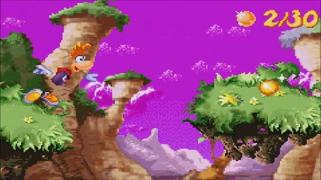 Rayman 3 (Game Boy Advance): Level 1-2: Shining Glade (Gameplay/Walkthrough) смотреть онлайн