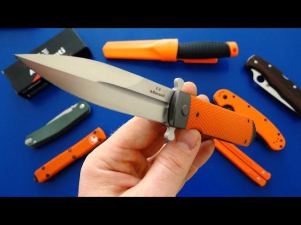 Оранжевая прелесть! Если бы не... Нож Adimanti Samson by Ganzo Brutalica design