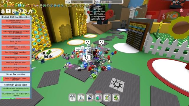 Сдаю 20 квест Spirit Bear + покупаем пояс PETAL BELT в Bee Swarm Simulator!!! смотреть онлайн