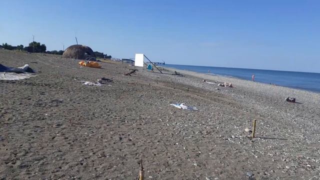 Абхазия. Алахадзы. Море, набережная. Краткий обзор пляжа. Доступный отдых, по демократичным ценам смотреть онлайн