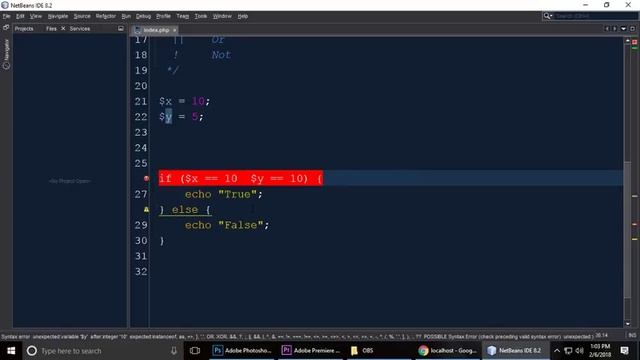 Logical Operators - PHP Tutorial смотреть онлайн
