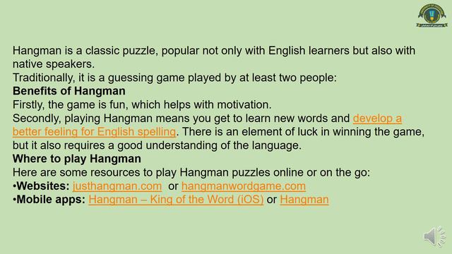 Solving Word Puzzles to Improve English Language смотреть онлайн