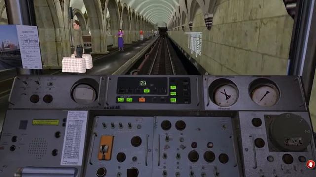 Trainz 2012 Метро Москвы, Замоскворецкая линия смотреть онлайн