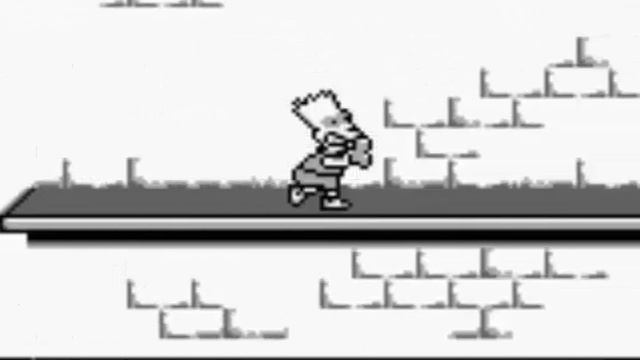 The Simpsons - Bart Vs The Juggernauts Gameboy Classic gameplay part 2 смотреть онлайн