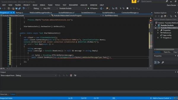 C# Websockets Chat Application (ASP.NET Core) Pt 4