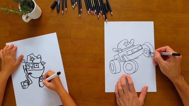 How to DRAW Starla From Blaze and the Monster Machines + Easy Lesson + The best tips for BEGINNERS смотреть онлайн