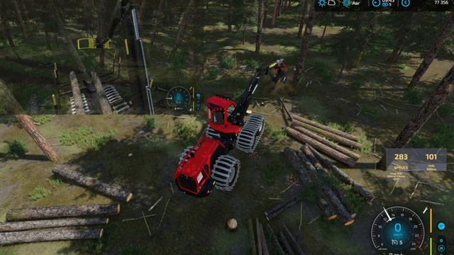 FS22?Everyone performs the task assigned to him... ?Logging?New Map?Komatsu951?Ponnse?Volvo? смотреть онлайн
