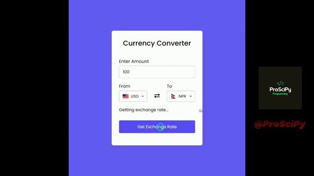 Currency Converter using html, css and javascript смотреть онлайн