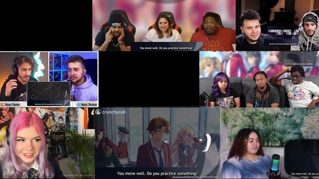 Ayanokoji vs Manabu fight, Classroom of the Elite season 1 episode 2 reaction mashup смотреть онлайн