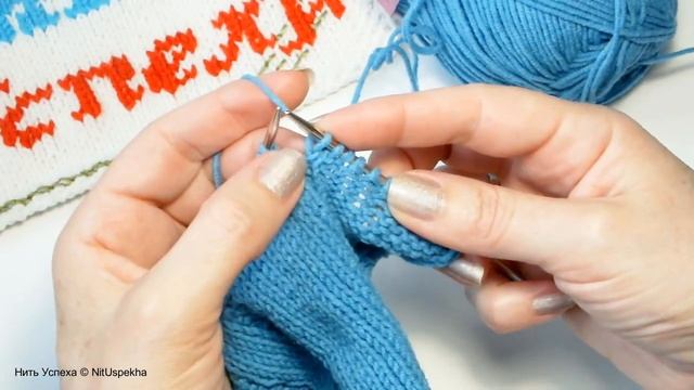 Мужской джемпер спицами. Реглан снизу. 2 часть смотреть онлайн