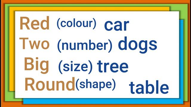 Describing words /Adjectives/Grammar /Grade 2/ смотреть онлайн