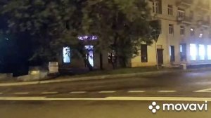 Поездка на машине по ночному Санкт-Петербургу от проспекта Королёва до Университетской набережной