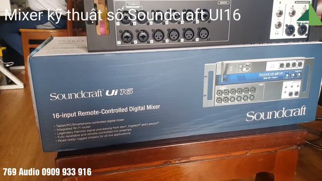 Mixer Soundcraft UI16 bộ trộn kỹ thuật số chuyên nghiệp của HARMAN | 769 Audio | 0909 933 916 смотреть онлайн