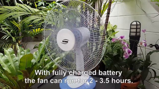 DC Fan 12 V with Internal Li-Ion Battery смотреть онлайн