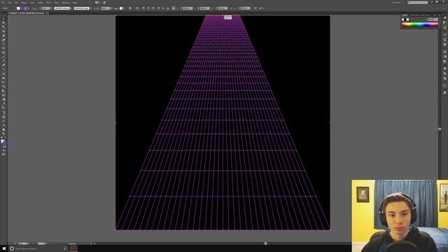 Create a 3D 80's Inspired Grid | Adobe Illustrator CC смотреть онлайн