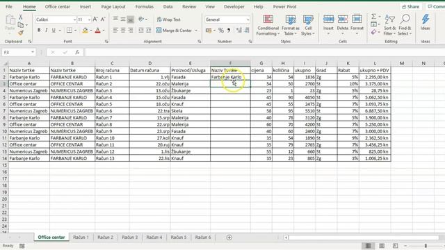 Excel - Pretvaranje slova, prvo slovo veliko ostala slova mala funkcija PROPER Luka Kobeščak смотреть онлайн
