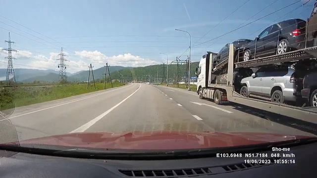 19.06.23г. Едем в Слюдянку через посёлок Култук на Байкале. смотреть онлайн