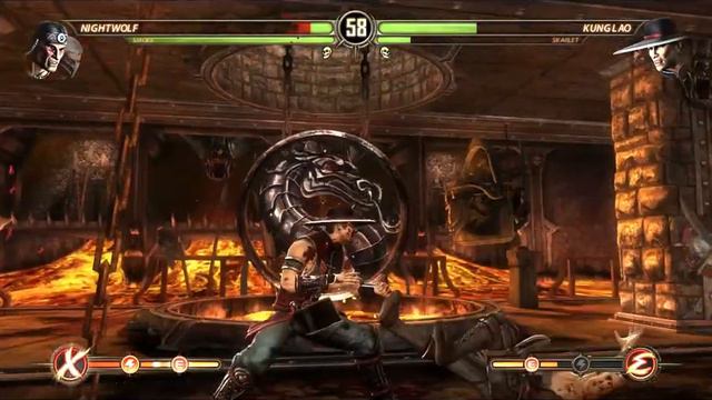 Mortal Kombat IX - KOMPLETE EDITION - 2 vs 2 - Night wolf and smoke смотреть онлайн