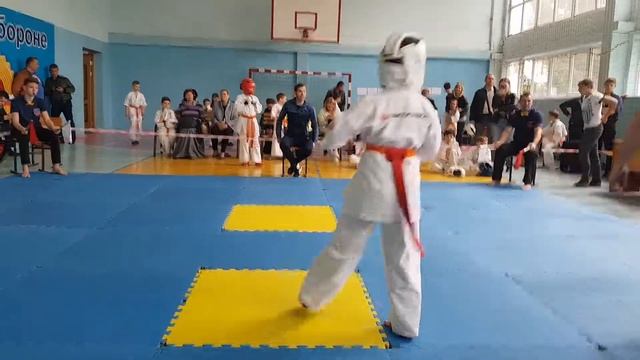 Восканян Максим бой за 3 место Первенство г. Краснодара по #Шинкиокушинкай #Каратэ смотреть онлайн
