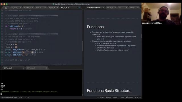 Function Basics, Intro to Lists - (2021-03-04) - [March 2021 Cohort] смотреть онлайн
