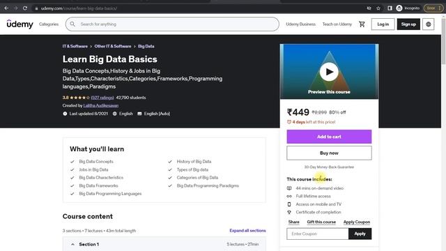 Free Udemy Course Access - AWS DevOps , AZ-104, Python Exam and How to learn Big Data for free смотреть онлайн