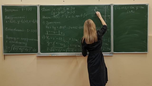 Кинематика. 1.2. Способы задания движения материальной точки по прямолинейной траектории. смотреть онлайн