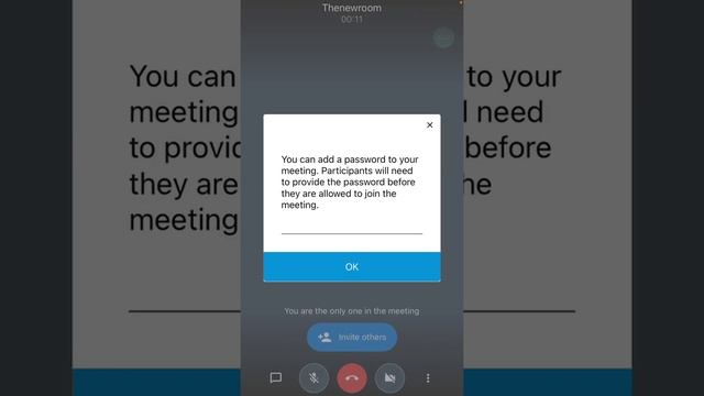 How to create a room password in Jitsi Meet app? смотреть онлайн