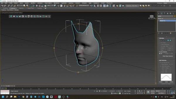 Скульптинг лица в 3Ds Max для Spark AR Studio