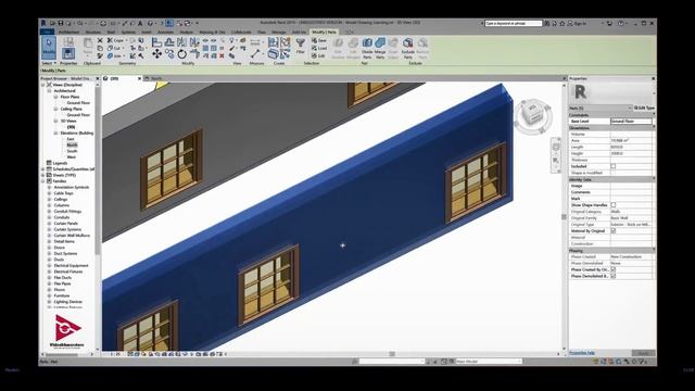 មេរៀនទី២១ របៀបដាក់ Create Part For Wall ក្នុងកម្មវិធី Revit Architecture. смотреть онлайн