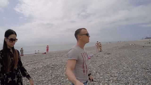 Пляж отеля Бархатные сезоны (Сочи, Адлер) смотреть онлайн